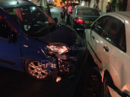  بالصور: إصابة شخصين بحادث طرق متسلسل في مدينة يافا 